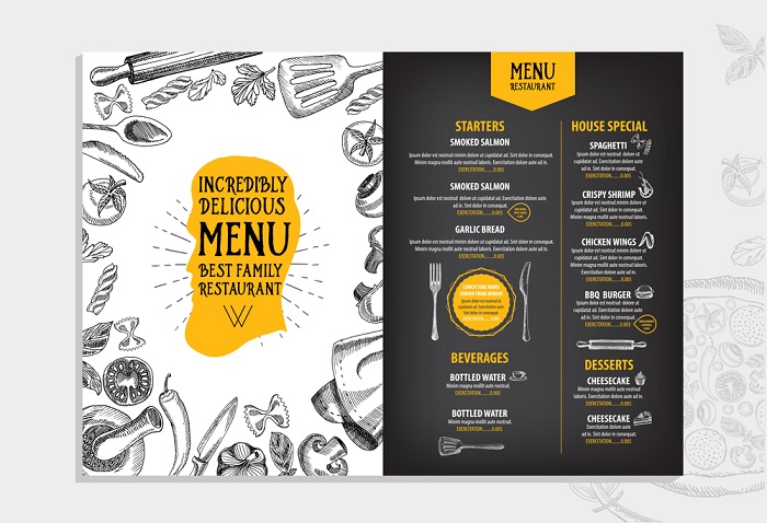 Winter Park menu printing